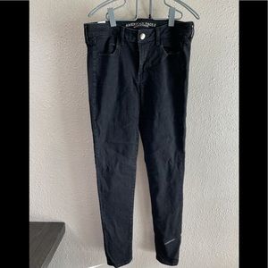 Black American Eagle Super Super Stretch X jeans